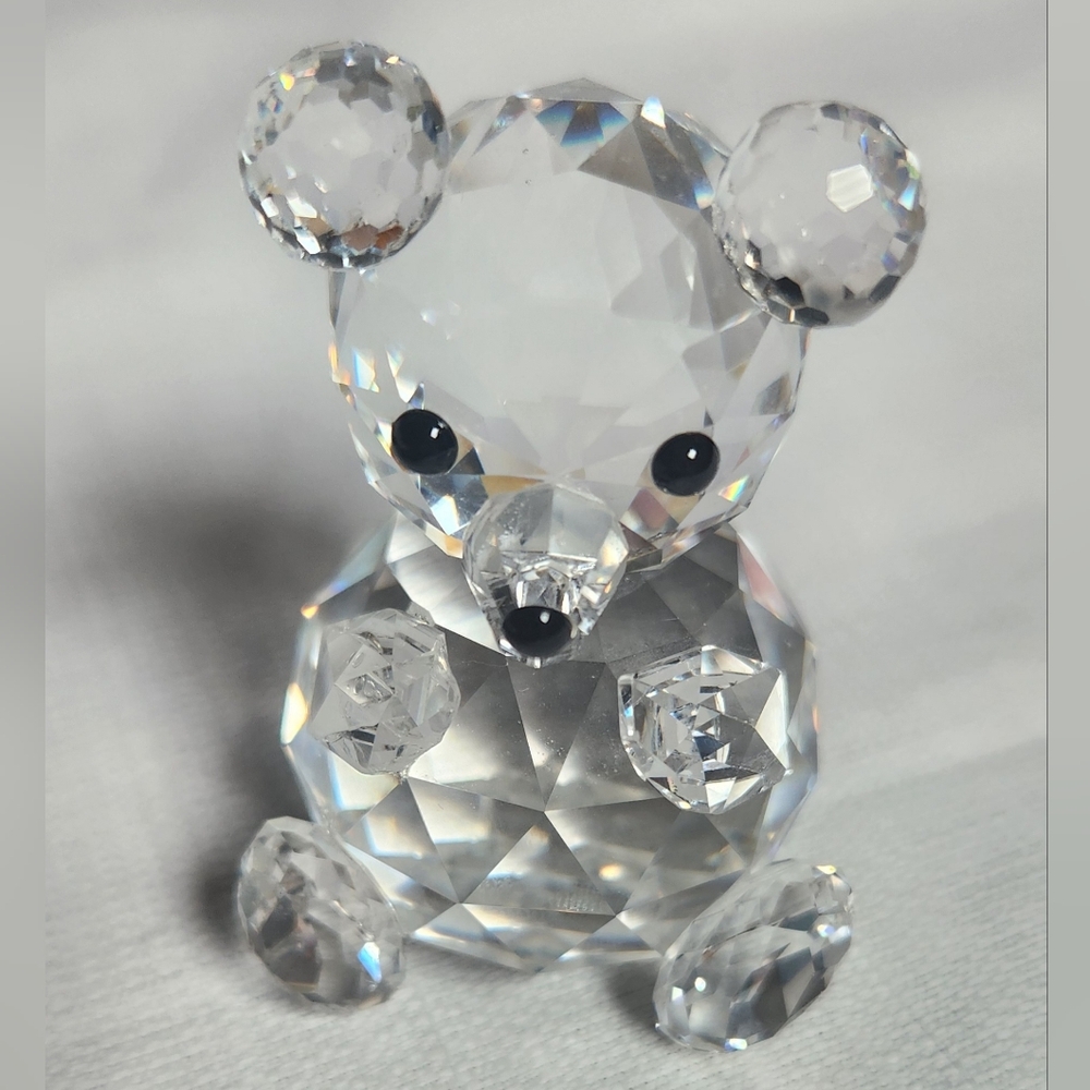 Swarovski Crystal Bear with Black Accents - Picture 13 of 14